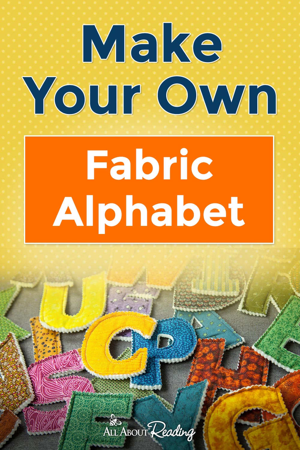 make your own fabric alphabet free template