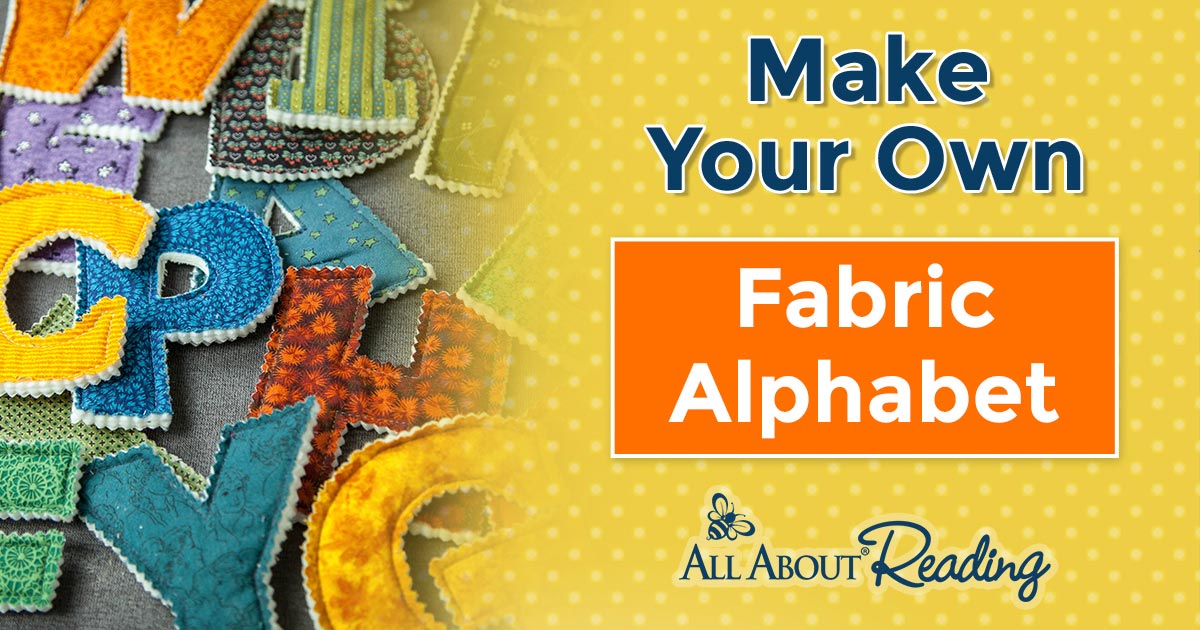 make your own fabric alphabet free template