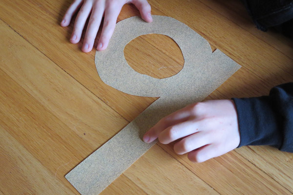 Solve letter reversals with tactile surfaces