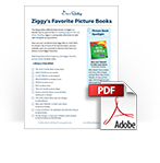 Ziggy Zebra's Favorite Picture Books library checklist download