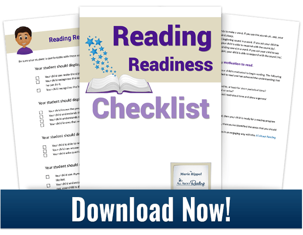Download graphic for Reading Readiness Checklist - click to download