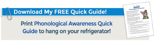 Phonological Awareness Quick Guide Download
