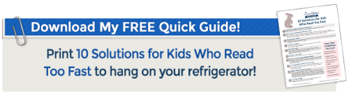 Solutions for Kids Who Read Too Fast Quick Guide Download