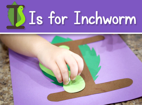 I Is for Inchworm ABC Craft