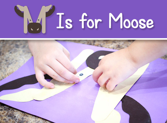 M Is for Moose ABC Craft