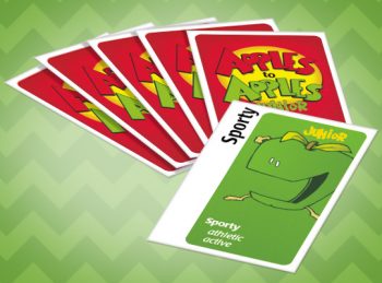 Cards from apples to apples game
