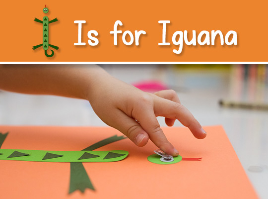Printable Letter I Craft I Is For Iguana