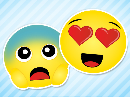 Fun with Emojis two cute emojis