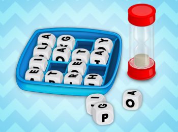 boggle game board and timer