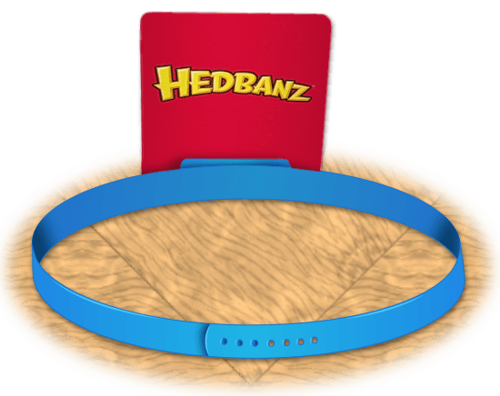 headband and card from Hedbanz game
