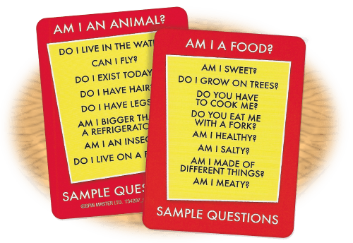 Hedbanz game sample question cards