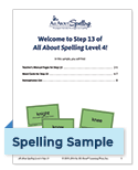 All About Spelling Sample