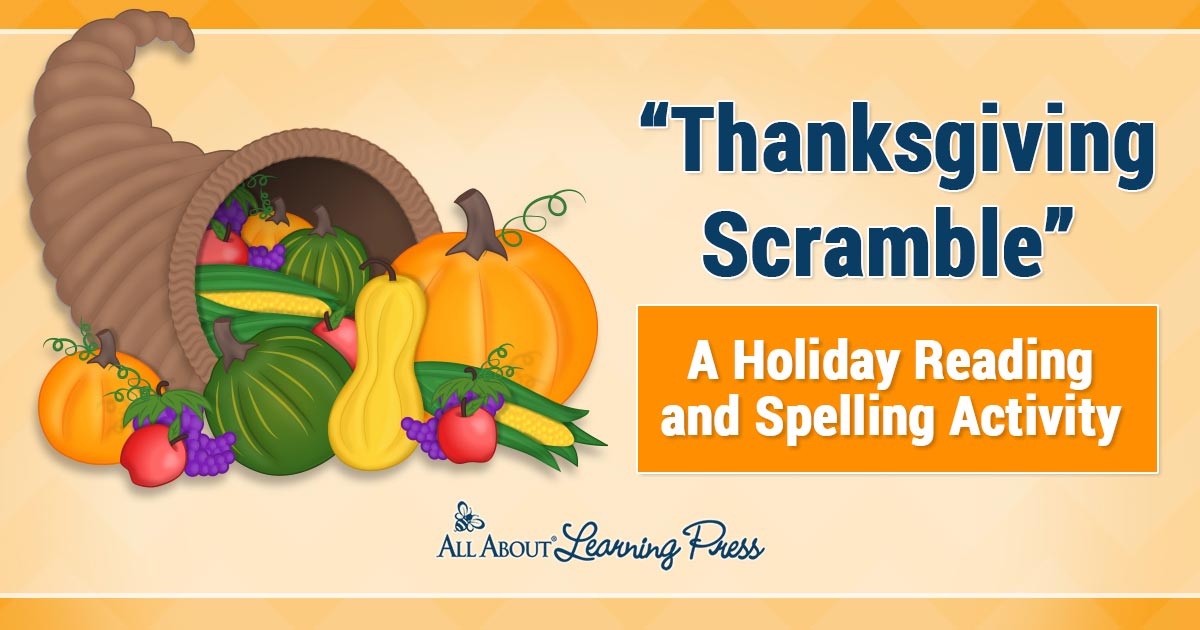 Thanksgiving Scramble: A Fun Make-a-Word Activity [Free PDF]