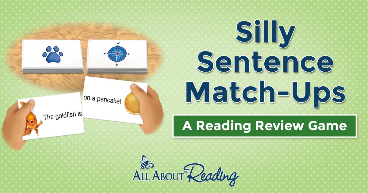 Silly Sentence Matchups + FREE Printable Reading Review Activity