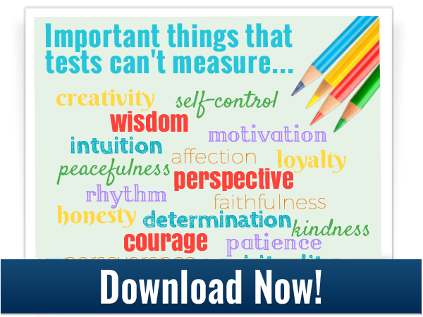 important things that tests can't measure download graphic