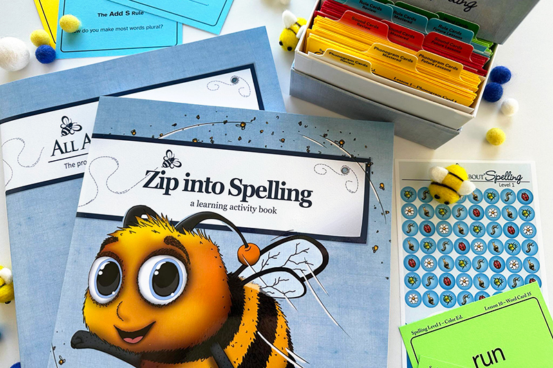 All About Spelling Color Edition materials
