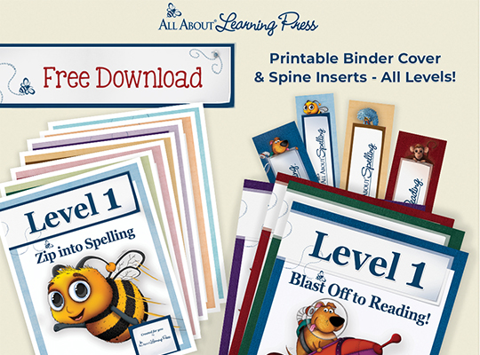 Free download: Printable Binder Cover and Spine Inserts for All Levels!