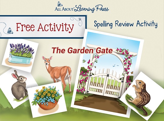 "The Garden Gate," a free spelling review activity